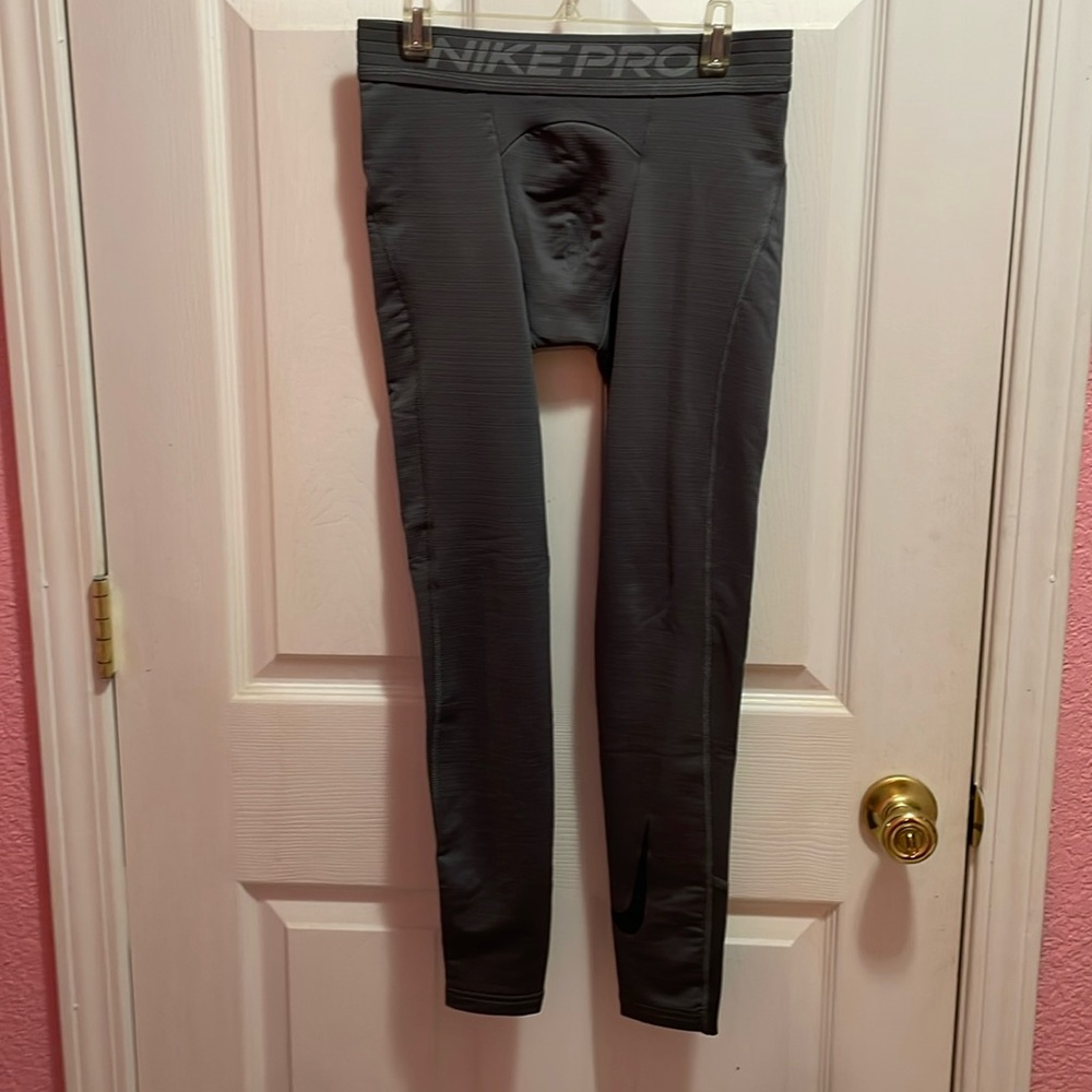 Gray Nike Pro Leggings